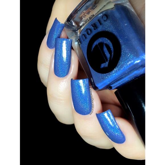 Cirque Nail Polish "Sky Woman" NEW Blue Glitter Shimmer Holo Iridescent Lacquer - Picture 1 of 8